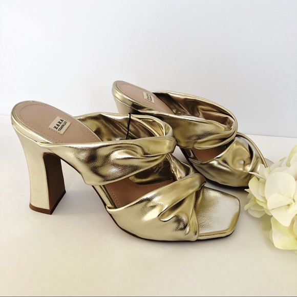 ZARA Heel Sandals NEW - In box - Picture 4 of 5